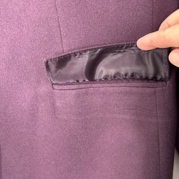 Louis Dell'Olio purple cashmere blazer - Picture 4 of 16